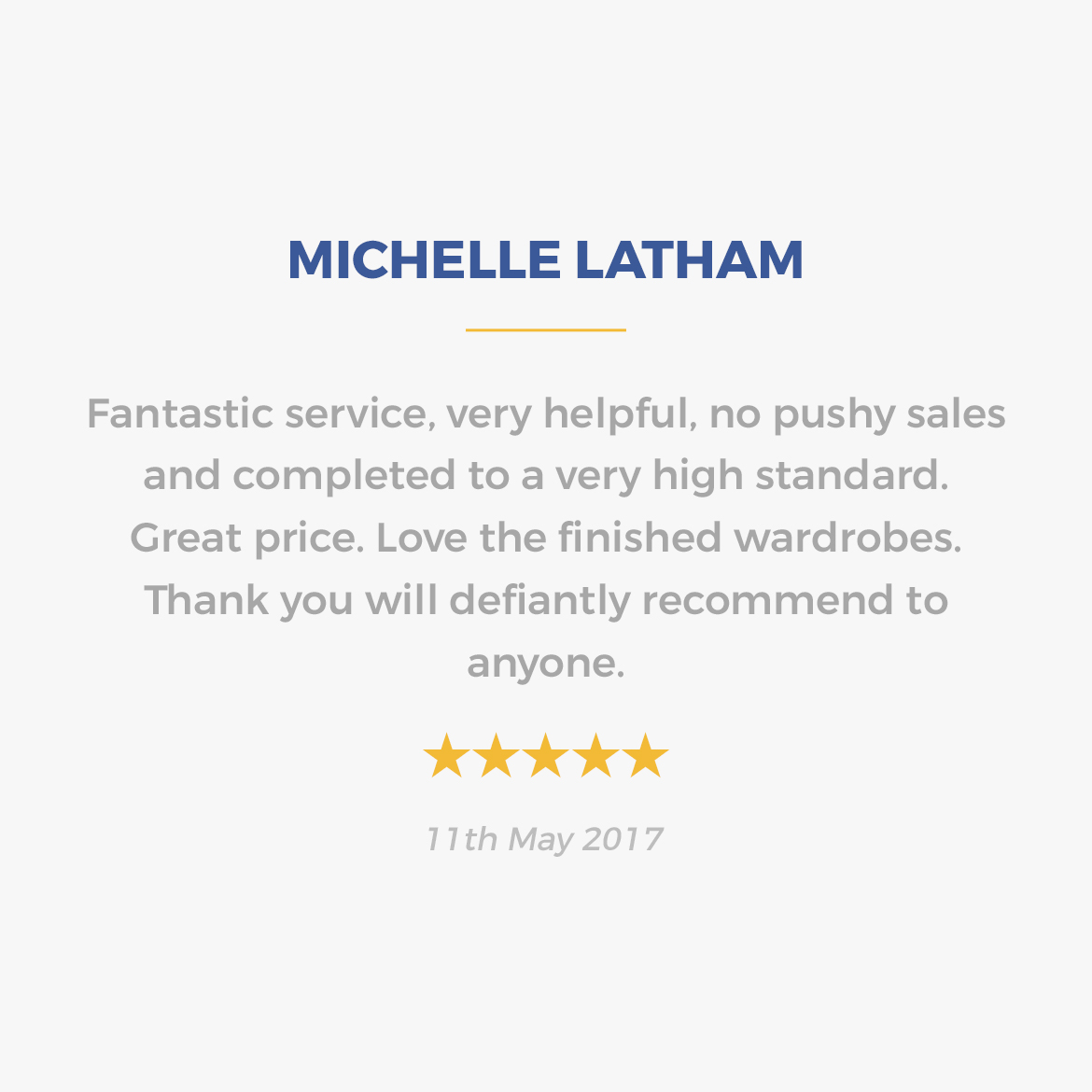 Michelle Testimonial