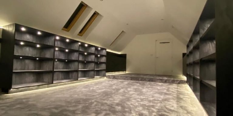Brown Grey Walk In Wardrobe