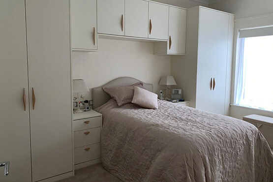 white alabaster fitted wardrobes finalised