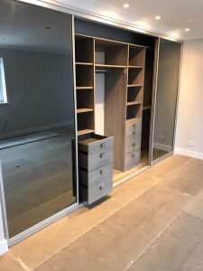 Grey Wardrobe Interior