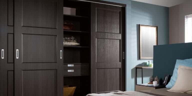 Brown Wood Sliding Doors