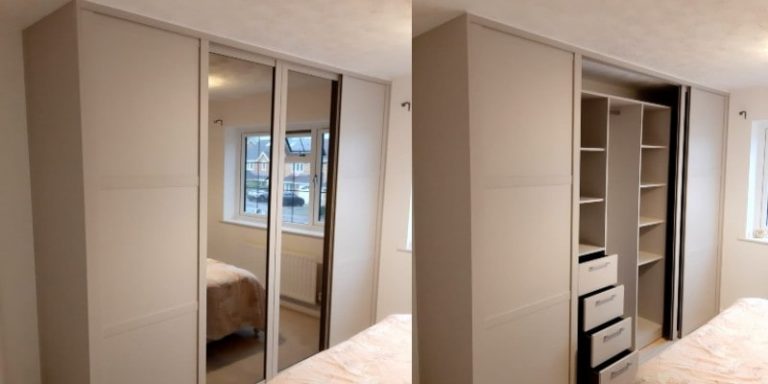 Floor To Ceiling Wardrobe Sliding Door