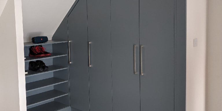 Bespoke Sloped Ceiling Wardrobe