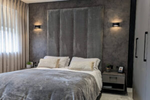 Full bedroom blurred