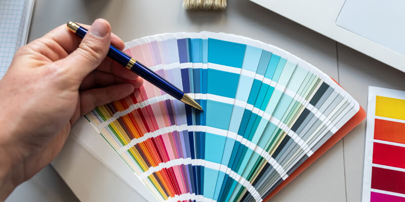 Colour swatches