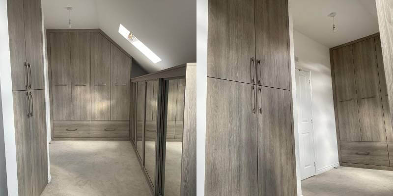 Matching dressing room furniture