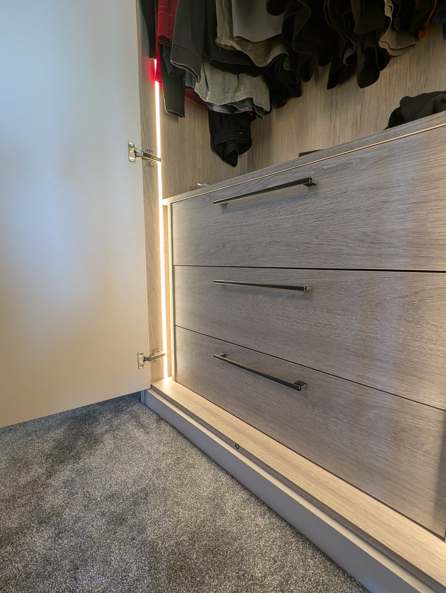 LED Lights Inside Wardrobe